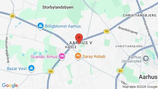 Rækkehuse til salg i Århus V - Foto fra Google Street View