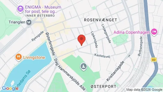 Lejligheder til salg i Østerbro - Foto fra Google Street View