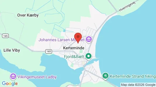 Huse til salg i Kerteminde - Foto fra Google Street View