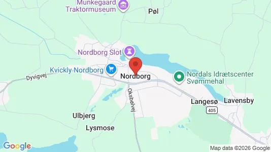 Huse til salg i Nordborg - Foto fra Google Street View