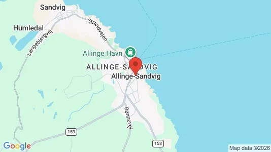 Grunde til salg i Allinge - Foto fra Google Street View