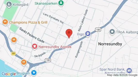 Lejligheder til leje i Nørresundby - Foto fra Google Street View