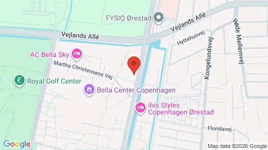 Lejligheder til leje i København S - kort over placeringen