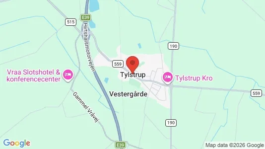 Grunde til salg i Tylstrup - Foto fra Google Street View