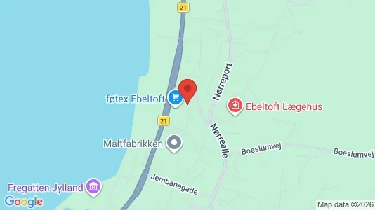 Andelsboliger til salg i Ebeltoft - Foto fra Google Street View