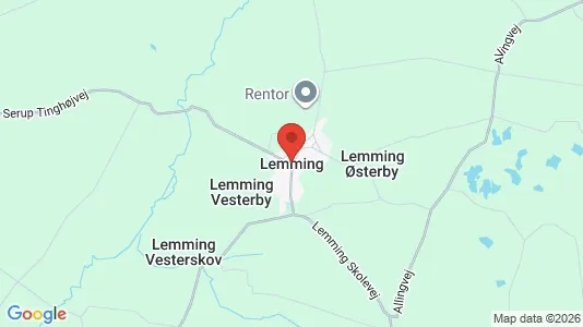Huse til salg i Lemming - Foto fra Google Street View