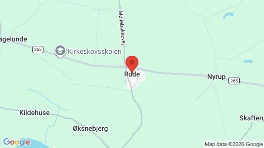 Sommerhuse til salg i Rude - Foto fra Google Street View