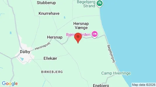 Huse til leje i Dalby - kort over placeringen