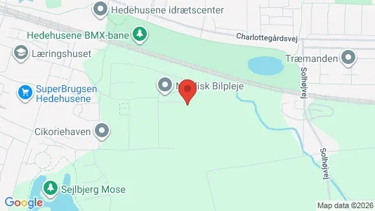Lejligheder til leje i Hedehusene - kort over placeringen