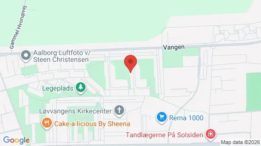 Lejligheder til leje i Nørresundby - kort over placeringen