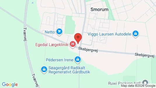 Lejligheder til leje i Smørum - kort over placeringen