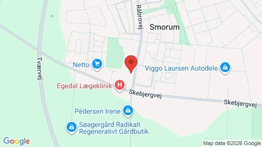 Lejligheder til leje i Smørum - kort over placeringen