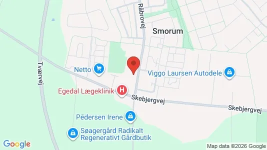 Lejligheder til leje i Smørum - kort over placeringen
