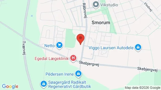 Lejligheder til leje i Smørum - kort over placeringen