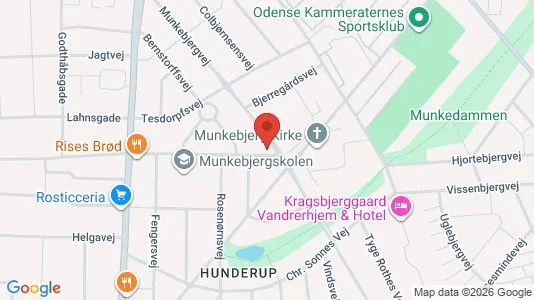 Lejligheder til leje i Odense M - kort over placeringen