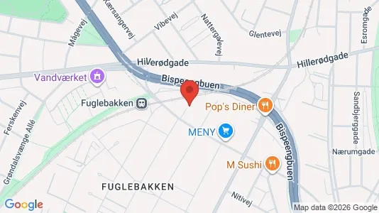 Lejligheder til salg i Frederiksberg - kort over placeringen