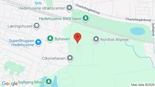 Lejligheder til leje i Hedehusene - kort over placeringen