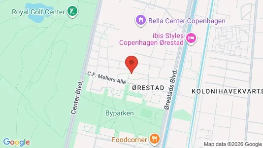 Lejligheder til leje i København S - kort over placeringen