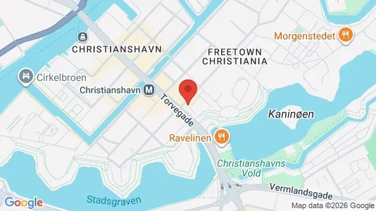 Lejligheder til salg i København K - kort over placeringen