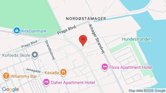 Lejligheder til leje i København S - kort over placeringen