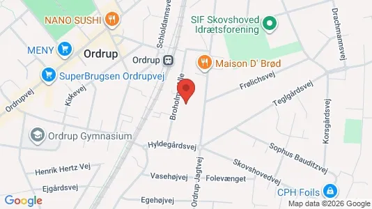 Lejligheder til salg i Charlottenlund - kort over placeringen