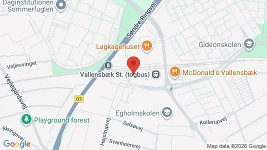 Lejligheder til leje i Vallensbæk Strand - Foto fra Google Street View