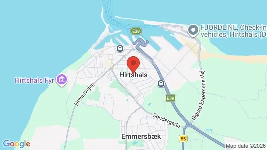 Huse til salg i Hirtshals - Foto fra Google Street View