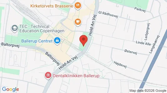 Lejligheder til leje i Ballerup - kort over placeringen