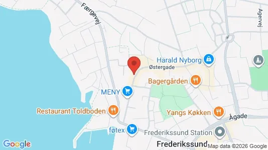Lejligheder til salg i Frederikssund - kort over placeringen