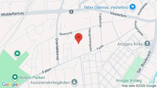 Lejligheder til leje i Odense C - Foto fra Google Street View