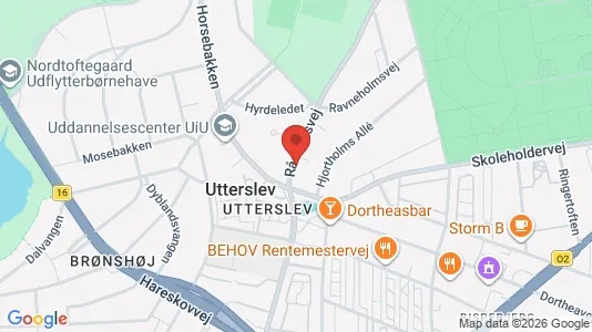 Lejligheder til salg i København NV - kort over placeringen