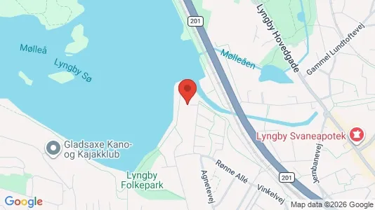 Lejligheder til salg i Kongens Lyngby - kort over placeringen