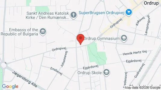 Lejligheder til salg i Charlottenlund - kort over placeringen