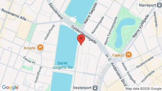Lejligheder til salg i Vesterbro - kort over placeringen