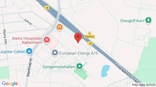 Lejligheder til leje i Søborg - kort over placeringen