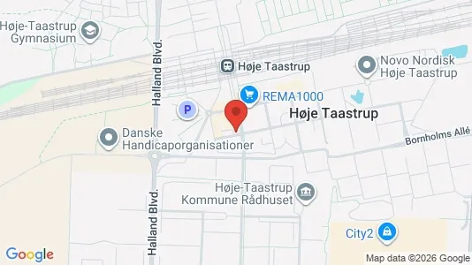 Lejligheder til salg i Taastrup - kort over placeringen