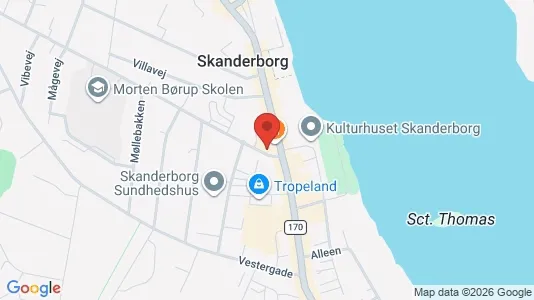 Lejligheder til salg i Skanderborg - Foto fra Google Street View