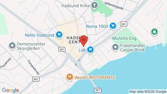 Lejligheder til leje i Hadsund - Foto fra Google Street View