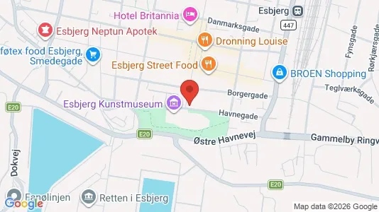 Lejligheder til salg i Esbjerg Centrum - Foto fra Google Street View