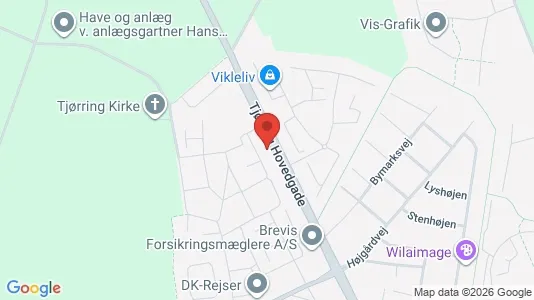 Lejligheder til salg i Herning - kort over placeringen