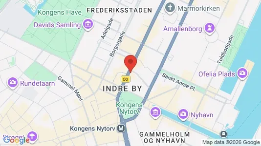Lejligheder til salg i København S - kort over placeringen