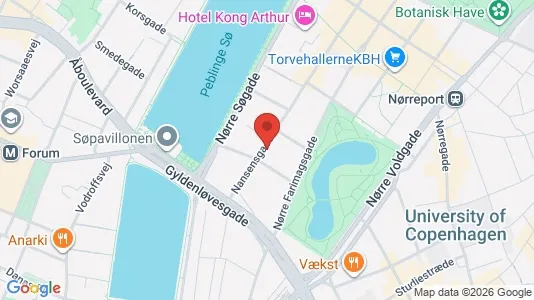 Lejligheder til salg i København S - kort over placeringen