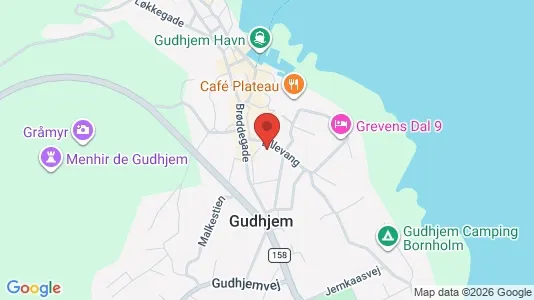 Lejligheder til salg i Gudhjem - Foto fra Google Street View