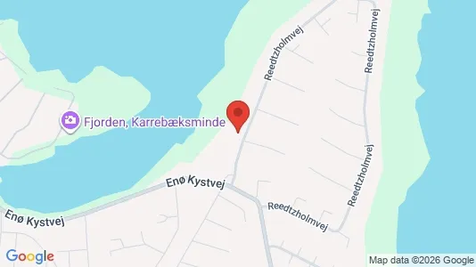 Lejligheder til salg i Karrebæksminde - kort over placeringen