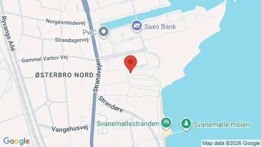 Lejligheder til leje i Hellerup - kort over placeringen