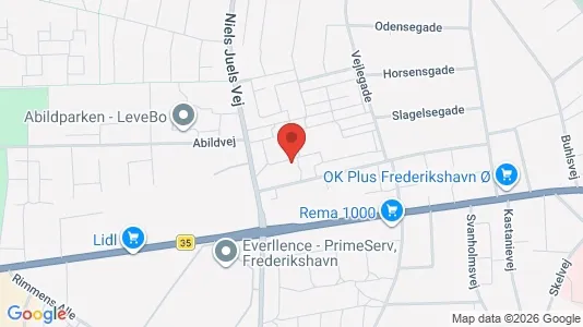 Lejligheder til leje i Frederikshavn - Foto fra Google Street View