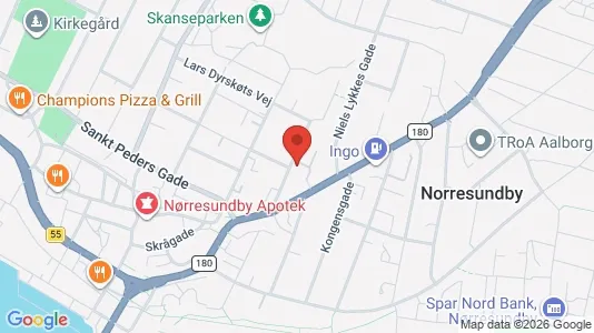 Lejligheder til leje i Nørresundby - Foto fra Google Street View