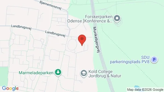 Lejligheder til leje i Odense S - kort over placeringen