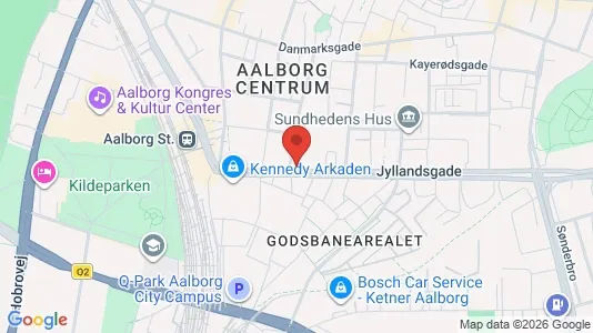 Lejligheder til leje i Aalborg Centrum - Foto fra Google Street View