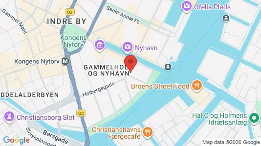 Lejligheder til leje i København K - kort over placeringen